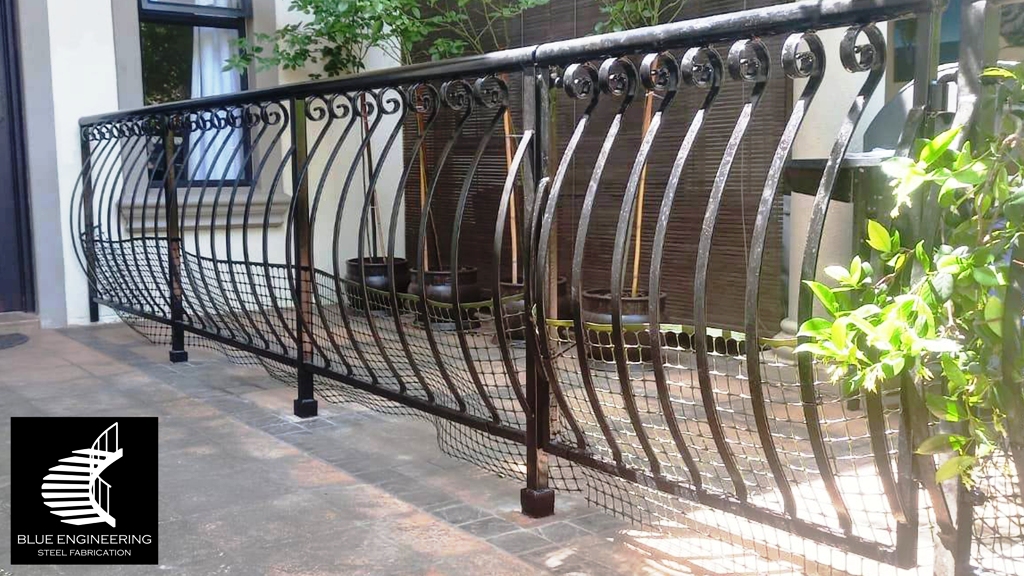 Wrought Iron Balaustrades. Johannesburg, Pretoria, Durban, Gauteng, KwaZulu Natal